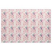 pink monster valentines bride frankenstein mummy stof (Fat Quarter)