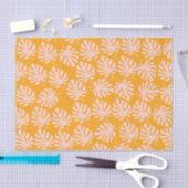 Pink Monstera Leaves Tissue Paper Tissuepapier (Craft)