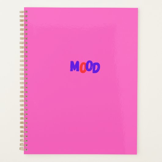 Pink Mood-Notitieboek Planner (Voorkant)