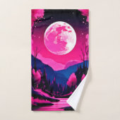 Pink Moon Fantasy Bad Handdoek (Handdoek)