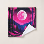 Pink Moon Fantasy Bad Handdoek (Wasdoekje)
