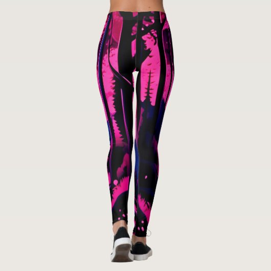 Pink Moon Fantasy Leggings (Achterkant)