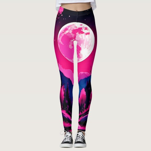 Pink Moon Fantasy Leggings (Voorkant)