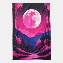 Pink Moon Fantasy Theedoek