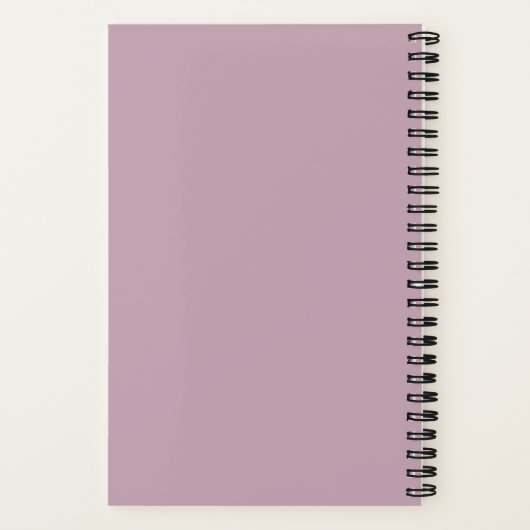 Pink Moon Over Mountains Notitieboek (Achterkant)