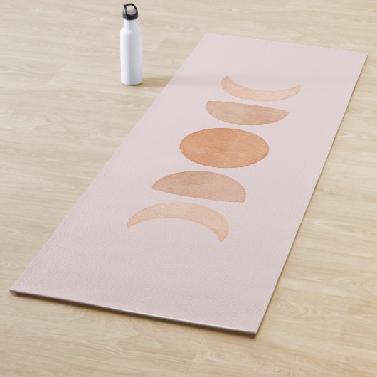 Pink Moon Phases Yoga Mat (In situ)