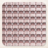 Pink Morganite Gemstones  Kartonnen Onderzetters (Voorkant)