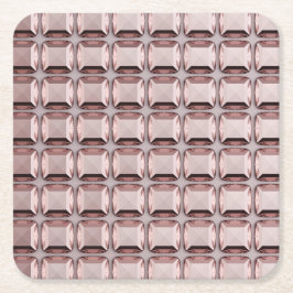 Pink Morganite Gemstones  Kartonnen Onderzetters