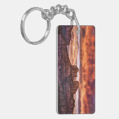 Pink Morning Glory Sleutelhanger (Voorkant Links)