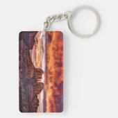 Pink Morning Glory Sleutelhanger (achterkant)