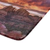 Pink Morning Glory Snijplank (Hoek)