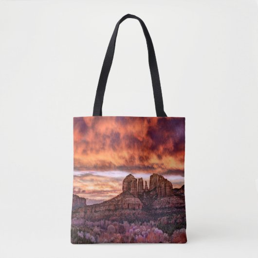 Pink Morning Glory Tote Bag (Voorkant)