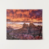 Pink Morning Glory Wandkleed (Voorkant (horizontaal))