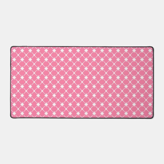 Pink Moroccan Pattern Desk Mat (Voorkant)