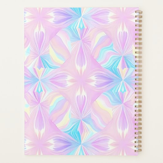 pink mosaic effect planner  (Achterkant)