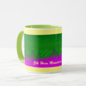 Pink Mountain Valley Cup Mok (Voorkant links)