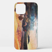 PINK MOUNTAINES LAKE ALPINE SUNSET LANDSCAPE Case-Mate iPhone CASE (Achterkant)