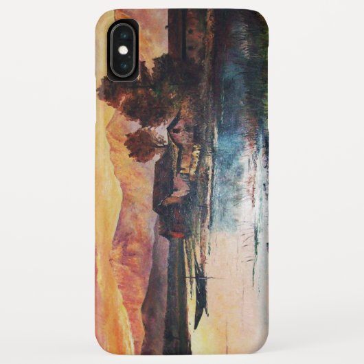 PINK MOUNTAINES LAKE ALPINE SUNSET LANDSCAPE Case-Mate iPhone CASE (Achterkant)