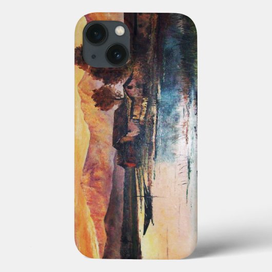 PINK MOUNTAINES LAKE ALPINE SUNSET LANDSCAPE Case-Mate iPhone CASE (Achterkant)