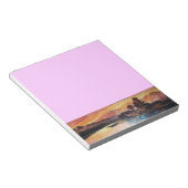PINK MOUNTAINES LAKE ALPINE SUNSET LANDSCAPE NOTITIEBLOK (Schuin)
