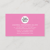 Pink Nail Salon Loyalty Kaart (Achterkant)