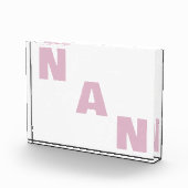 Pink Nan oma's familie fotocollage Fotoblokken (Rechts)