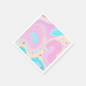 pink napkins servet (Hoek)