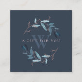 PINK NAVY FOLIAGE INITIAAL WREATH GIFT CERTIFICAAT (Voorkant)
