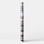 Pink Navy Glen Plaid textured seamless patternabst Case-Mate iPhone Case (Achterkant / Rechts)