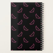 Pink Neon Bats Planner (Achterkant)