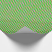 Pink-Neon-Brown-Coll-GINGHAM-10-GIFT WRAP PAPER Cadeaupapier (Hoek)