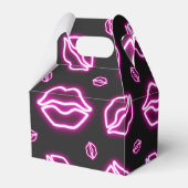 Pink Neon Kiss Bedankdoosjes (Achterkant)