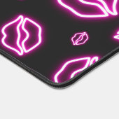 Pink Neon Kiss Bureaumat (Hoek)