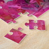 Pink Neon Mandala Cat Legpuzzel (Zijkant)