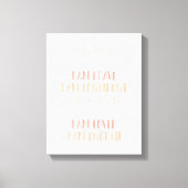 Pink Neutrale Bevindingen voor kinderen Nursery De Canvas Afdruk (Voorkant)