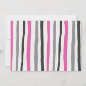 Pink Ninja Warrior Martial Arts Verjaardagsfoto Kaart (Achterkant)