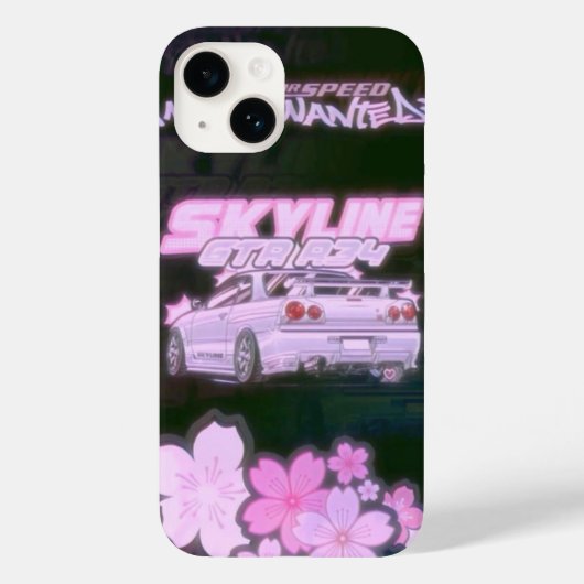PINK NISSAN GTR PHONE CASES (Achterkant)
