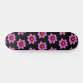 Pink Northwest Cosmos Flower Persoonlijk Skateboard (Horizontaal)
