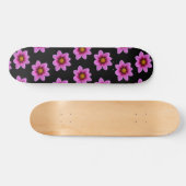 Pink Northwest Cosmos Flower Persoonlijk Skateboard (Horizontaal)