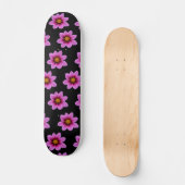Pink Northwest Cosmos Flower Persoonlijk Skateboard (Voorkant)