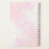 pink notebook, cute journal, kawaii stationery notitieboek (Achterkant)