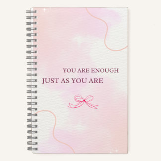 pink notebook, cute journal, kawaii stationery notitieboek