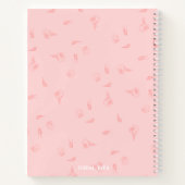 Pink Notebook with initials Notitieboek (Achterkant)