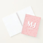 Pink Notebook with initials Notitieboek (Binnen)