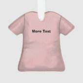 Pink Nurse medische scrubs ornament (achterkant)
