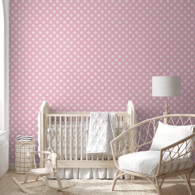 Pink Nursey Decor Behang (Kinderen)