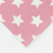 Pink Nursey Decor Fleece Deken (Hoek)