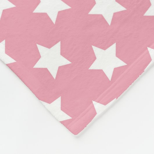 Pink Nursey Decor Fleece Deken (Hoek)