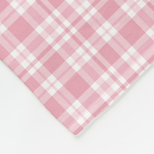 Pink Nursey Decor Fleece Deken (Hoek)