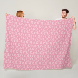 Pink Nursey Decor Fleece Deken